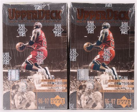 Lot Of 2 1996 97 Upper Deck Series 2 Basketball Card Boxes Pristine