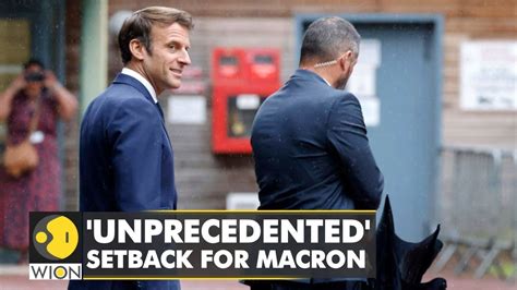 France Unprecedented Setback For Macron As He Loses Parliament