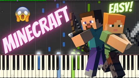 Minecraft Sweden Beginner Piano Tutorial Slow Version By Pianoland