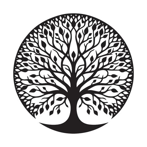 Premium Vector Tree Of Life Vector Illustration