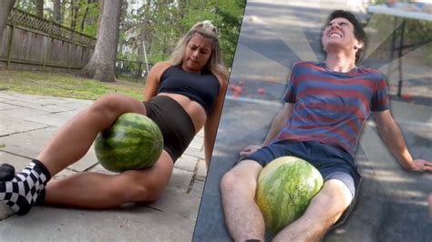 Is It Possible To Crush A Watermelon With Your Thighs Youtube