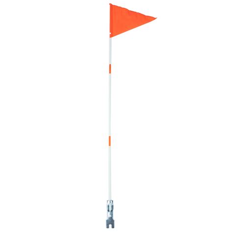 1 Pack Bike Flag 6 High Visibility Safety Flag Fiberglass Flag Pole