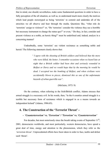 Terrorism Essay Pdf