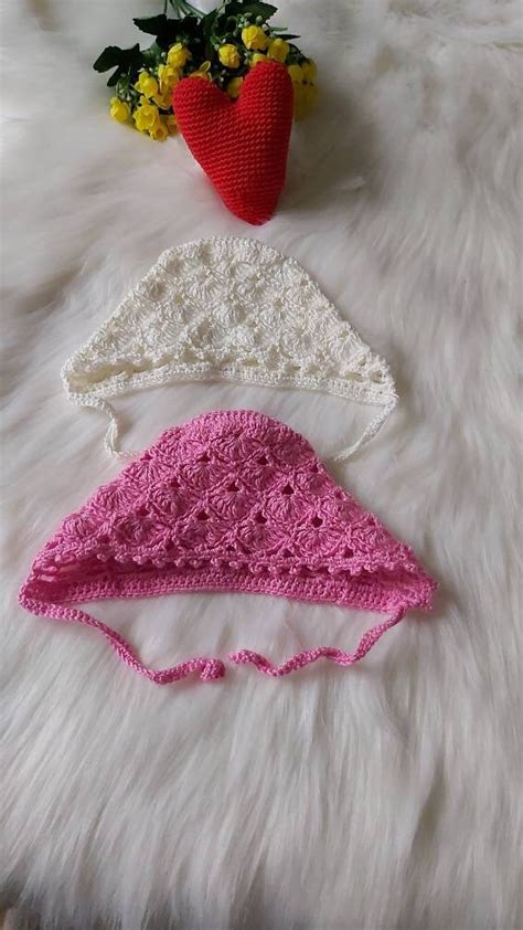 Bonnet Aux Crochet B Guin En Crochet B B Cadeau De Etsy Espa A