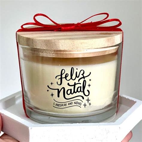 Lembrancinha Vela De Natal Personalizada Elo7 Em 2024 Velas De