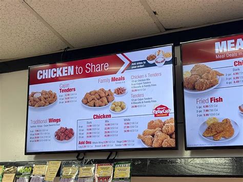 Menu At Krispy Krunchy Chicken Restaurant Greensboro W Market St