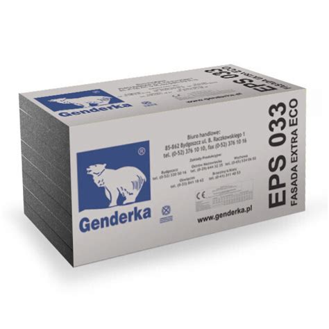 Styropian Genderka EPS 033 Fasada Grafit Extra Eco Styro24 Pl