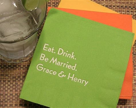 Personalized Cocktail Napkins Wedding Napkins for Wedding - Etsy