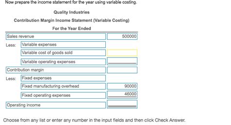 Solved Requirement 1 Prepare Two Income Statements For The Chegg