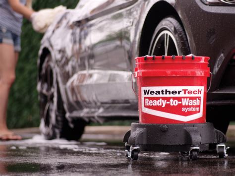 Ready To Wash Bucket System For Vehicle Care And Detailing Weathertech