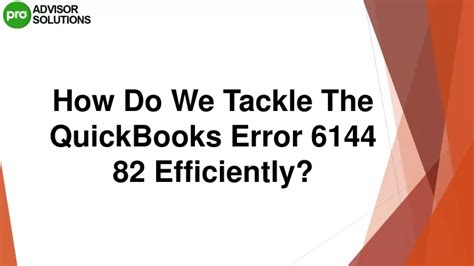 Ppt How To Quickly Eliminate Quickbooks Error Powerpoint