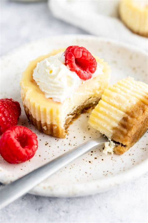 Raspberry Swirl Mini Cheesecakes Marshas Baking Addiction