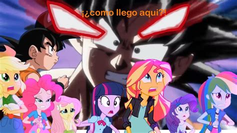 Goku En Equestria Girls Capitulo Preludio De Batalla Youtube