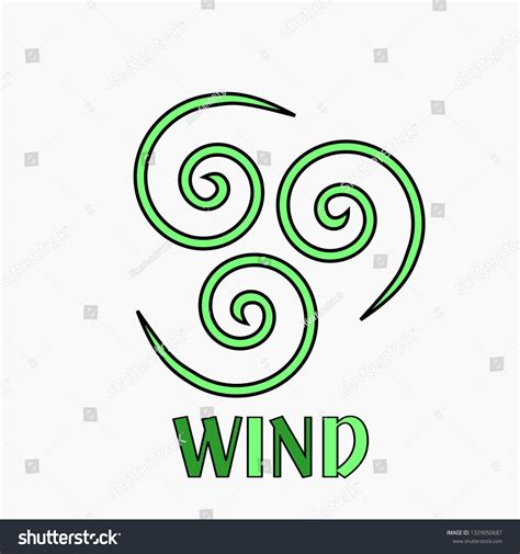 Wind Element Symbol Stock Vector (Royalty Free) 1329050687 | Shutterstock