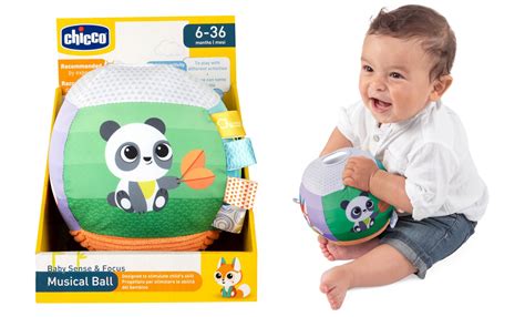 Chicco Grająca muzyczna piłka - miękka z dźwiękami (8058664119356 ...