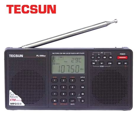 Tecsun Pl Mp R Dio Est Reo Fm Banda Completa Port Til Digital Tuning