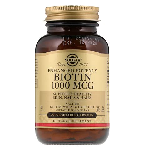 Solgar Biotin Mcg Vegetable Capsules By Iherb