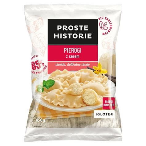 Proste Historie Pierogi z serem 450 g Zakupy online z dostawą do domu