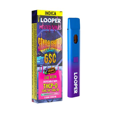 Looper Melted Series Disposable Vape 2g Pack Of 5 Bbw Supply