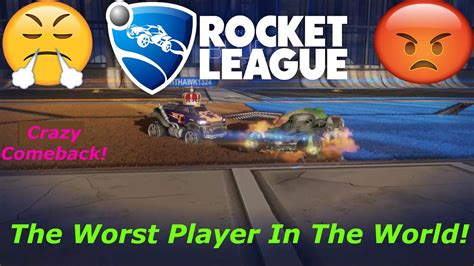 The WORST Rocket League Player Ever YouTube