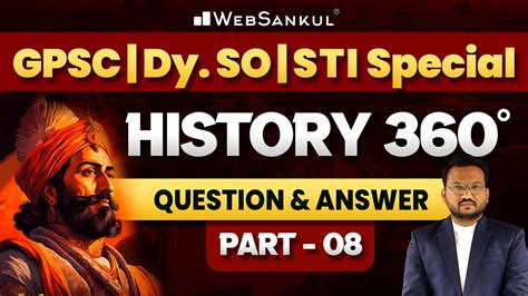 History Question And Answer Part Gpsc Sti Dyso Gpsc