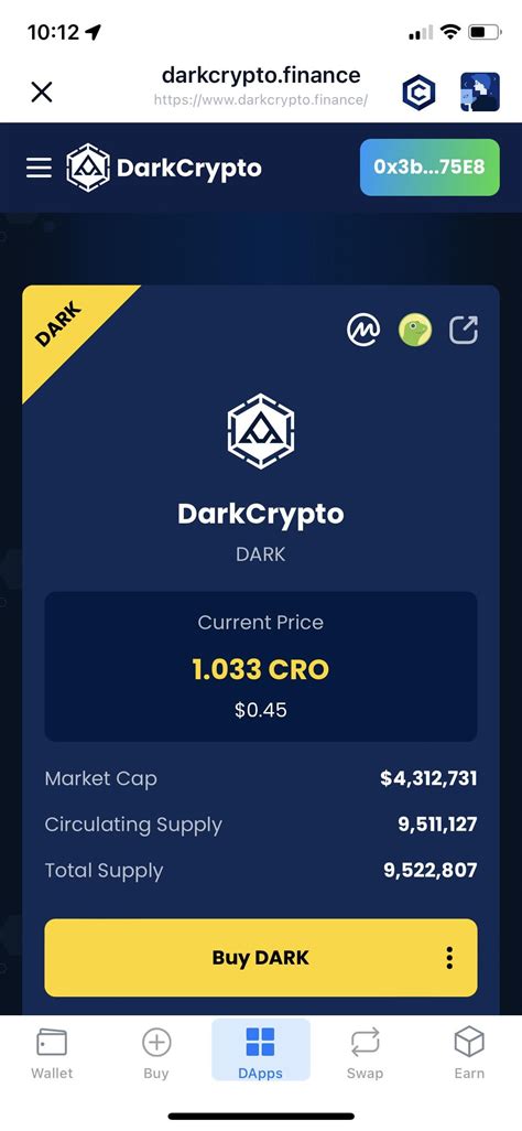 Coin Market Cap’s DARK price seems like the outlier… ・ popular.pics ...