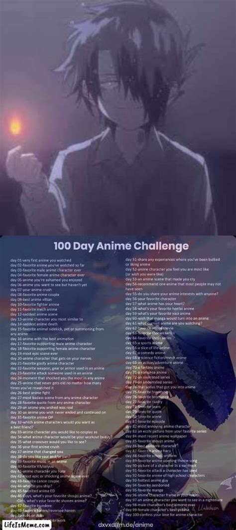 Category 100 Day Anime Challenge LifeIsMeme