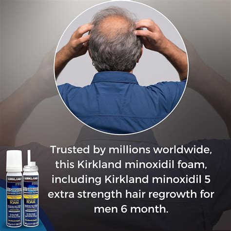 Kirkland Minoxidil Topical Aerosol 5 Foam Minoxidil For Men Hair