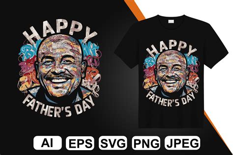 Fathers Day T Shirt Design With Ai Graphic By Abu Fahim · Creative Fabrica