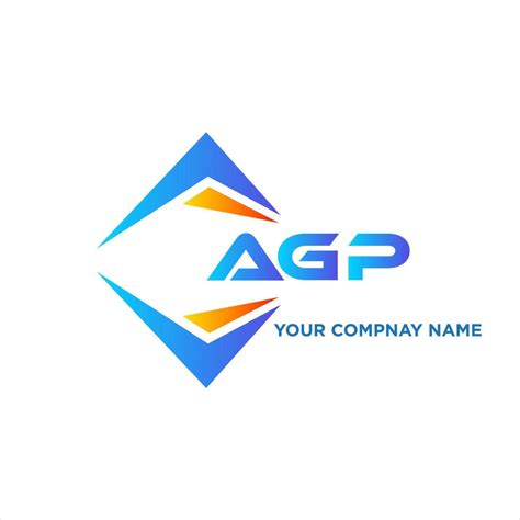 Agp Abstract Technology Logo Design On White Background Agp Creative