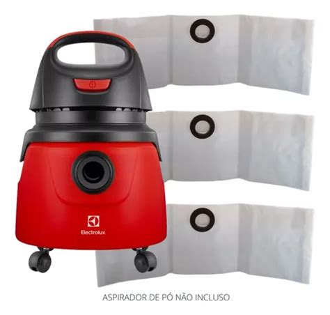 Saco Coletor De Pó P Aspirador Electrolux Gt20p Kit 12 Un Frete grátis