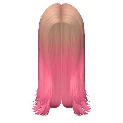 Long Layered Hime In Blonde N Pink Roblox