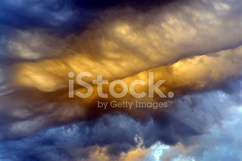 Sunset And Storm Clouds Stock Photo | Royalty-Free | FreeImages