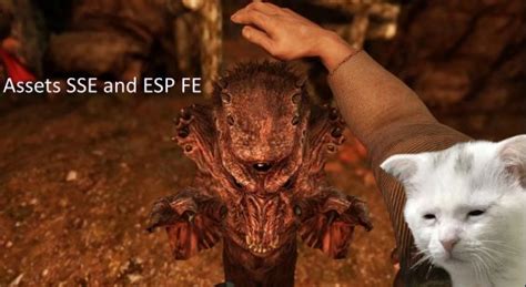 ESP FE assets for Troll Humanoid Replacer Troll for Ostim 種族 Skyrim