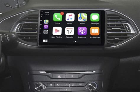 Tablette Tactile Android Et Apple Carplay Sans Fil Peugeot 308