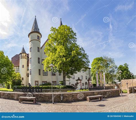 People Visit The Spessart Museum In Lohr An Main Editorial Photography