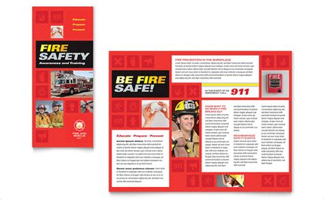 10 Fire Safety Brochures Free Psd Ai Eps Format Download Free And Premium Templates