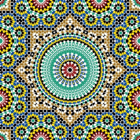 Akram Morocco Pattern Five stock vector. Illustration of decorative ...