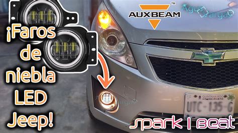 ADAPTANDO FAROS DE NIEBLA CON LUPA LED Y HALO DRL AUXBEAM EN CHEVROLET