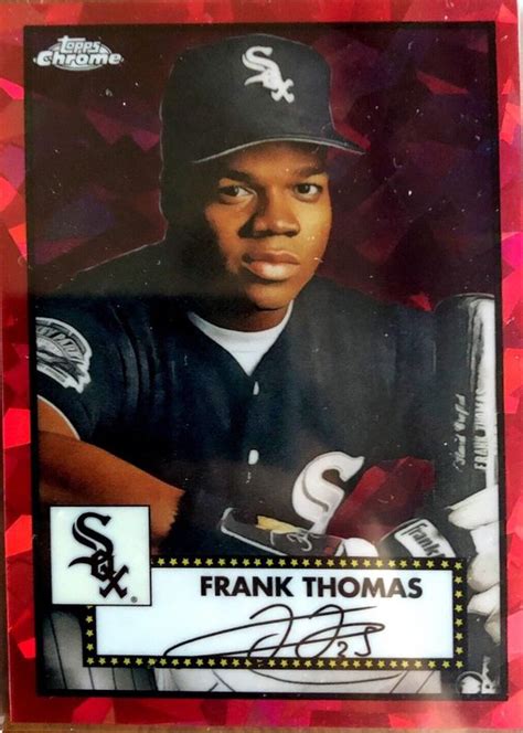 Frank Thomas Topps Chrome Platinum Anniversary Red Atomic