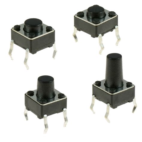 6x6mm Momentary Tactile Mini Miniature Push Button Switch Pcb Mounted Spst Ebay