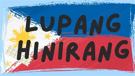 Lupang Hinirang The Philippine National Anthem Youtube