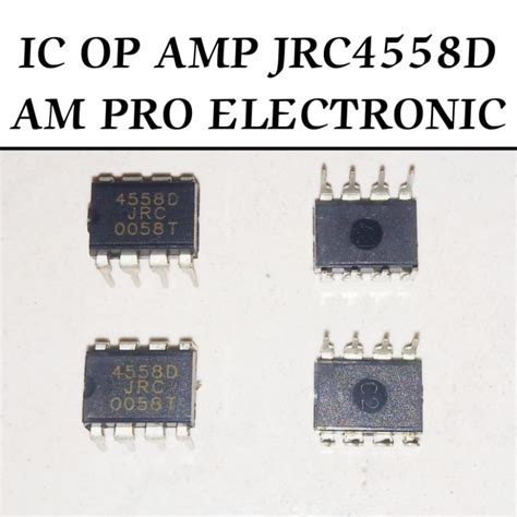 Jual IC JRC4558D Dual Op Amps JRC4558 NJM4558D 4558D JRC 4558 D