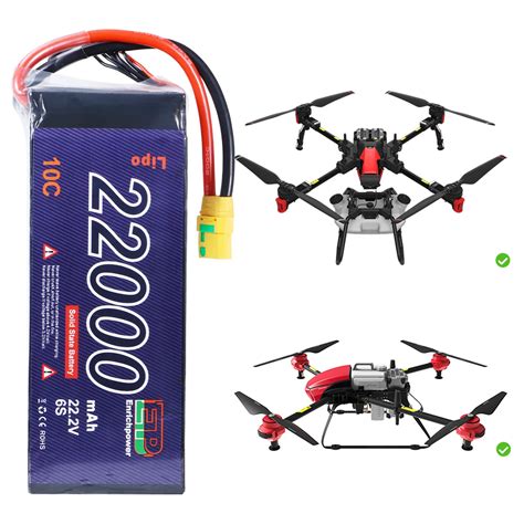 Ep Solid State Drone Battery 222v 6s 22000mah 25c For Long Hover Drone Uav Buy Solid State Li