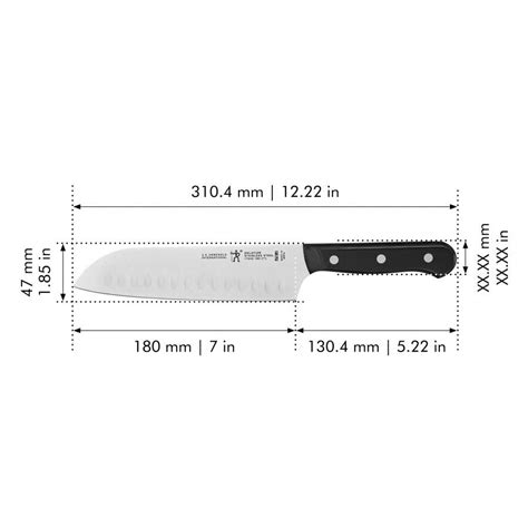 Cuchillo Santoku De Borde Hueco De 7 Pulgadas HENCKELS Solution Oferta