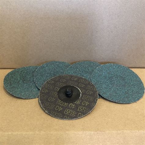 5 3m Green Corps Roloc Grinding Discs 3 40 Grit 3m 36534 Replacement