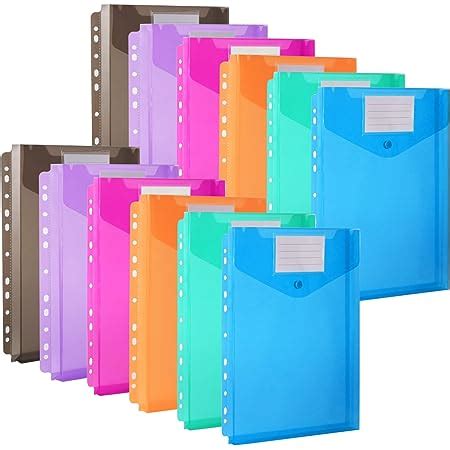 Plastic Wallets A Punched Pockets Pcs Expandable A Plastic