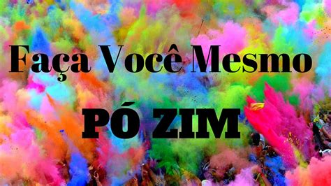 Faça Você Mesmo Pó Colorido Festival das Cores YouTube