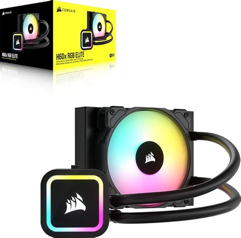 Corsair H60x RGB ELITE Watercooling CPU 16 LEDs RGB Dynamiques