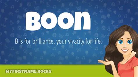 Boon First Name Personality & Popularity